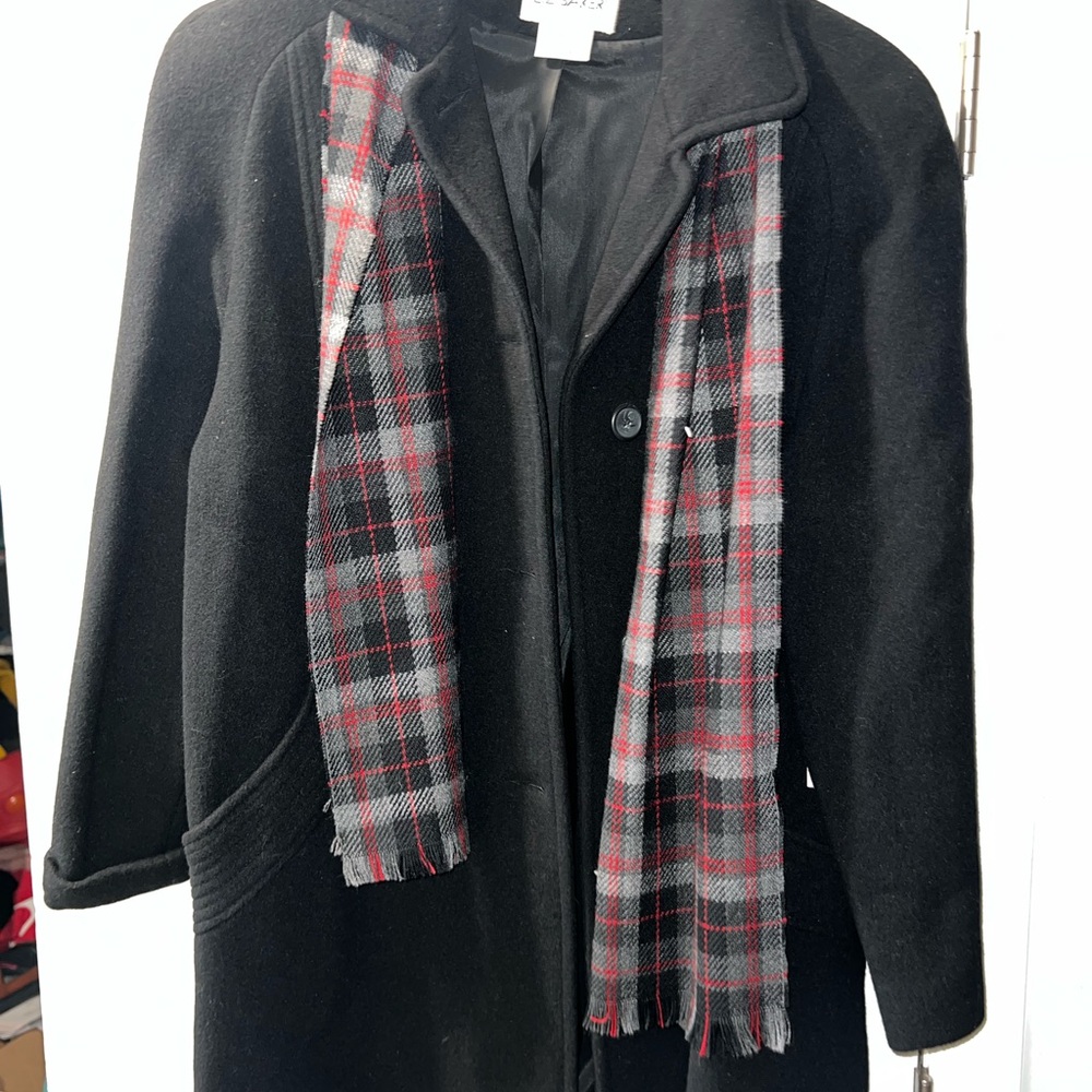 NWT Liz Baker Elegant Black Coat